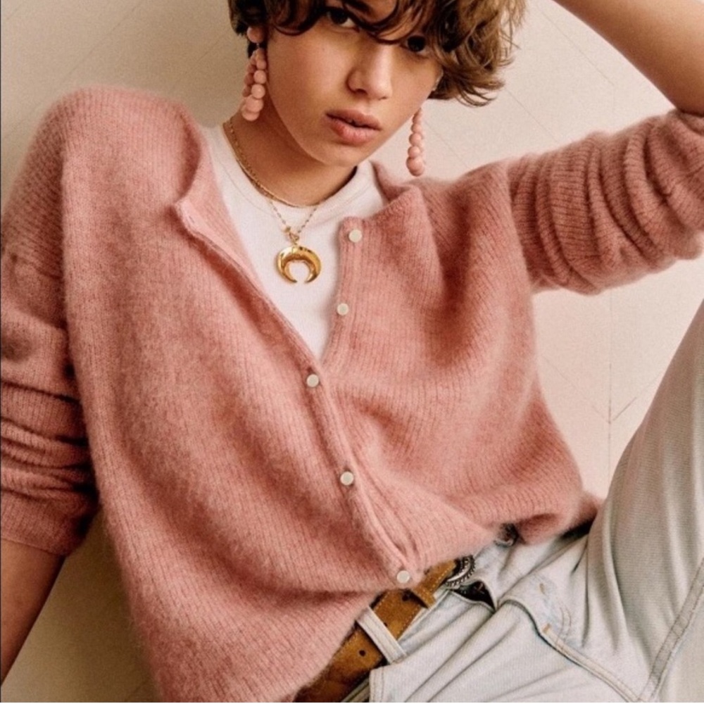 Sézane Gaspard Jumper in Rosewood EUC